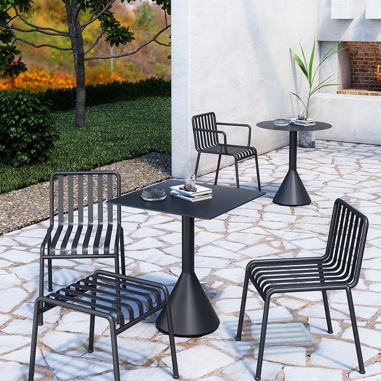 1/3/4 Pieces Industrial Bar Stool and Table Set Metal Bar Table Set