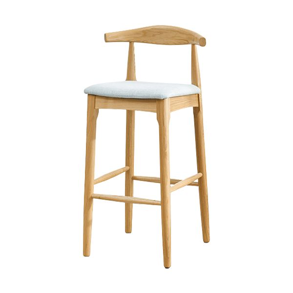 Industrial Style Counter Chair Solid Wood Footrest Counter Stool for Restaurant Clearhalo 'Bar Furniture' 'Bar Stools' 'bar_stools' 'furn' 'furn_bar_stools' 'Furniture' 'Kitchen & Dining Furniture' 1200x1200_16f3e1ae-00da-4765-b280-34a3acc0c353