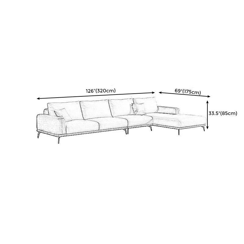 Stain-Resistant Faux Leather Square Arm Sofa/Sectional for Living Room Clearhalo 'furn' 'furn_sectionals' 'Furniture' 'furniture_sectionals' 'kitchen' 'kitchen_sectionals' 'Living Room Furniture' 'Sectionals' 1200x1200_16f43677-6ae0-4fc5-81e5-c625cb8e7e63