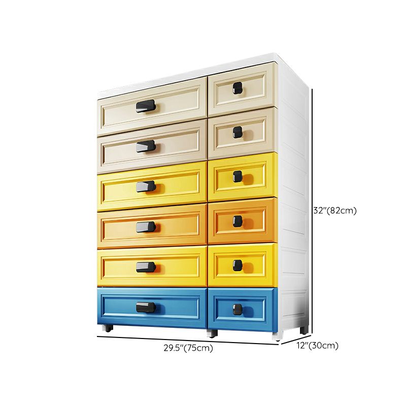 Armoire moderne non conservatrice avec armoire de rangement en plastique de jambes