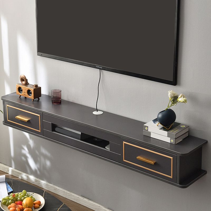 Modern Wood TV Stand Console Floating TV Media Stand with Drawers for Living Room Clearhalo 'furn' 'furn_tv_stands_entertainment_centers' 'Furniture' 'Living Room Furniture' 'TV Stands & Entertainment Centers' 'TV Stands & Media Storage Furniture' 'tv_stands_entertainment_centers' 1200x1200_16fa69cf-a5bf-4cba-b012-ebf8eb0d71a4