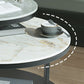 Glam Slate Coffee Table No Distressing Round Cocktail Table for Bedroom Clearhalo 'Coffee & Accent Tables' 'Coffee Tables' 'coffee_tables' 'furn' 'furn_coffee_tables' 'Furniture' 'Living Room Furniture' 1200x1200_16fa9a32-9fee-45fe-bd29-cd797a75ee24