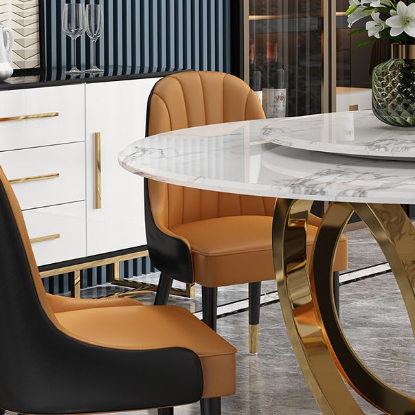 Traditional Luxury Round Dining Table Marble Indoor Table with Pedestal Base Clearhalo ' dining_table' 'Dining Tables & Seating' 'Dining Tables' 'furn' 'furn_dining_table' 'Furniture' 'furniture_dining_table' 'Kitchen & Dining Furniture' 'kitchen&dining_furn' 'kitchen' 'kitchen_dining_table' 1200x1200_16fcc487-e822-47b5-b453-87fadfbd0af2