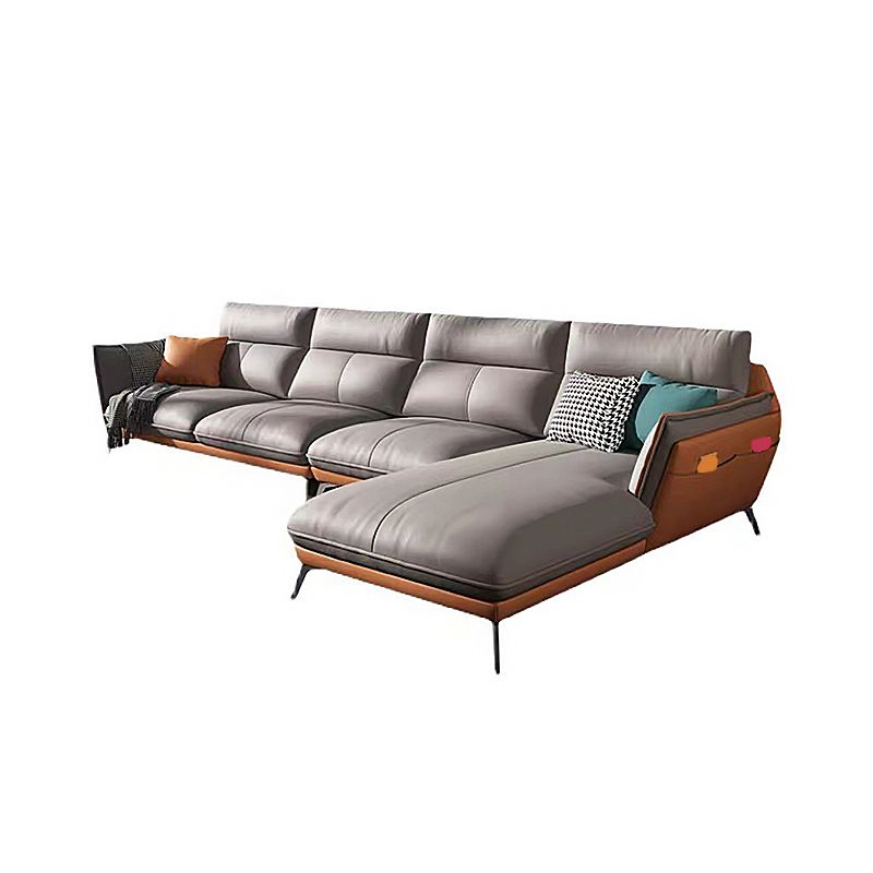 Divano in stile moderno imitazione imitazione in pelle bracciolo cuscino divano posteriore