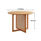 Contemporary Solid Wood Dinner Table Round Wood Base Dining Table Clearhalo 'Dining Tables & Seating' 'Dining Tables' 'dining_table' 'furn' 'furn_dining_table' 'Furniture' 'Kitchen & Dining Furniture' 1200x1200_170250e6-0798-4eee-93c3-617328212452