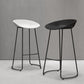 Modern Armless Backrest Counter Stool Iron Bar Stool with Acrylic Seat and Pedal for Cafe Clearhalo 'Bar Furniture' 'Bar Stools' 'bar_stools' 'furn' 'furn_bar_stools' 'Furniture' 'Kitchen & Dining Furniture' 1200x1200_1702e24f-c07b-4e82-8634-263a332c44f8