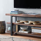 Industrial Pine TV Stand Console Open Storage TV Media Stand with Shelves for Living Room Clearhalo 'furn' 'furn_tv_stands_entertainment_centers' 'Furniture' 'Living Room Furniture' 'TV Stands & Entertainment Centers' 'TV Stands & Media Storage Furniture' 'tv_stands_entertainment_centers' 1200x1200_17036122-a080-422c-b870-78c4ed5df48f