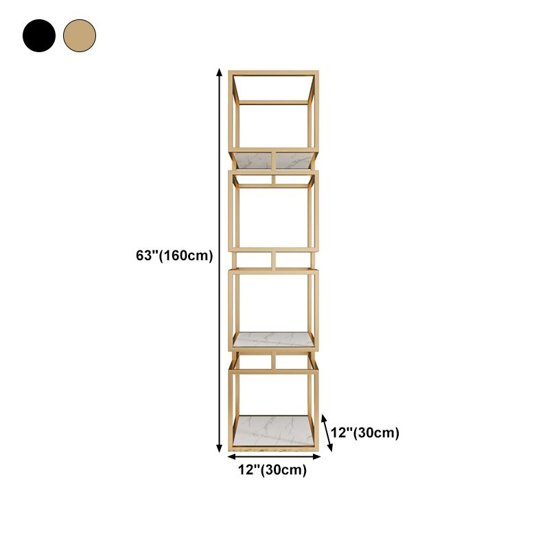 11.81 "W Bibshelf Contemporary Style Open Back Biblic pour Home Office