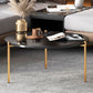 Round Coffee Table Contemporary 3 Legs Cocktail Table for Home Clearhalo 'Coffee & Accent Tables' 'Coffee Tables' 'coffee_tables' 'furn' 'furn_coffee_tables' 'Furniture' 'furniture_coffee_tables' 'Living Room Furniture' 1200x1200_1707a9bd-4453-4126-88ce-60269e97d329