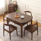 Extendable Rubber Wood Round Table Modern Adjustable Wood Table with 4 Legs Clearhalo ' dining_table' 'Dining Tables & Seating' 'Dining Tables' 'furn' 'furn_dining_table' 'Furniture' 'furniture_dining_table' 'Kitchen & Dining Furniture' 'kitchen&dining_furn' 'kitchen' 'kitchen_dining_table' 1200x1200_1708c426-43ac-48e1-8f55-4b4c96676a64