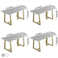Luxury Style Sintered Stone Dining Table Double Pedestal Base Rectangle Table for Home Clearhalo ' dining_table' 'Dining Tables & Seating' 'Dining Tables' 'furn' 'furn_dining_table' 'Furniture' 'furniture_dining_table' 'Kitchen & Dining Furniture' 'kitchen&dining_furn' 'kitchen' 'kitchen_dining_table' 1200x1200_1708ddf2-e7c8-42be-acb7-21ed36ba1dfa