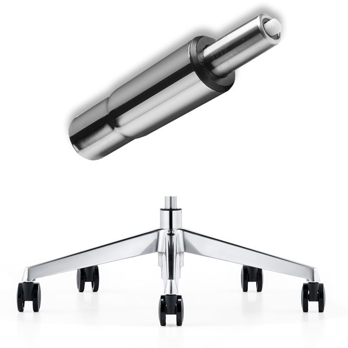 Chaise pivotante en cuir moderne Chaise de bureau ergonomique à bras fixes