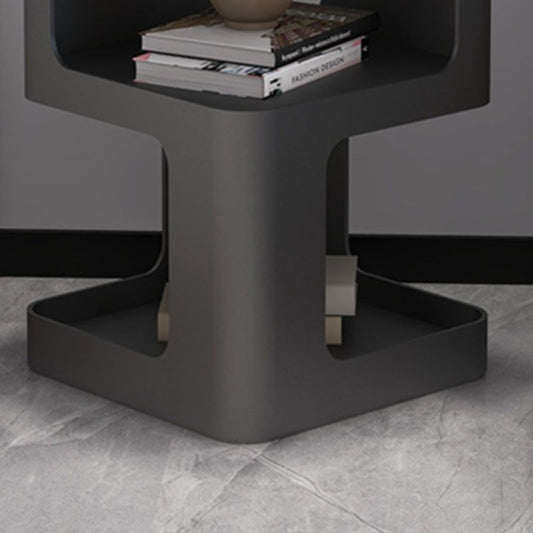 グラムアクセントテーブルナイトスタンドメタル/ストーンナイトテーブルベッドルーム用