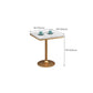 Gold Base Bar Table White Stone Fixed Pub Height Dining Table Clearhalo 'Bar Furniture' 'Bar Tables' 'bar_tables' 'furn' 'furn_bar_tables' 'Furniture' 'Kitchen & Dining Furniture' 1200x1200_170fd962-fa0d-49fc-8dbf-85b02021effd