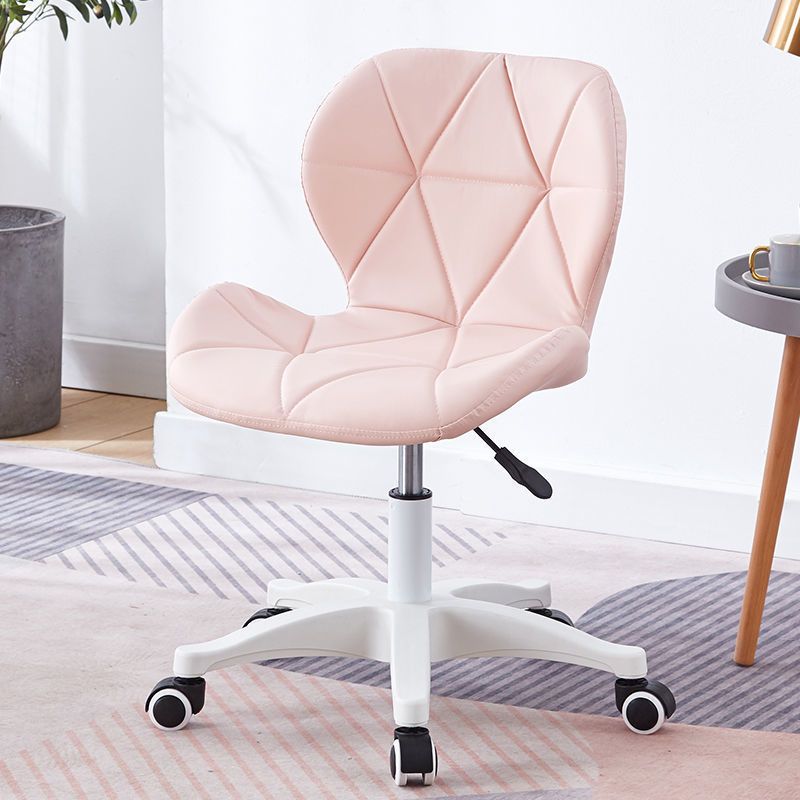 Silla sin brazo 22.4 "l x18.5" w x25.9h "silla de ruedas giratorias para sala de estar