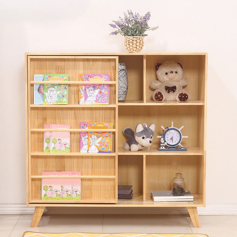 木製の標準本棚モダンな本棚47.3 "h x 12.6" w