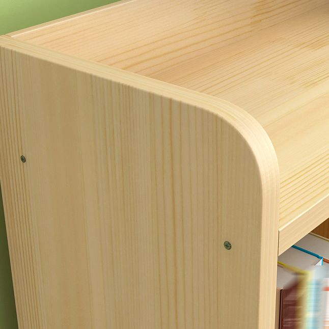 Solid Wood Bookshelf Contemporary Style Natural Bookcase for Study Room Office Clearhalo 'Bookcases' 'furn' 'furn_bookcases' 'Furniture' 'Office Furniture' 1200x1200_17131555-feed-4c0e-b026-8c2ae0abaa6a