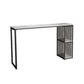 Modern Stone White Counter Set 1/2/3 Pieces Rectangle Storage Table and Stool Set Clearhalo 'Bar Furniture' 'furn' 'furn_home_bar_bar_sets' 'Furniture' 'Home Bars & Bar Sets' 'home_bar_bar_sets' 'Kitchen & Dining Furniture' 1200x1200_17137ce5-0662-4c30-81d7-a4a8a556d5f6
