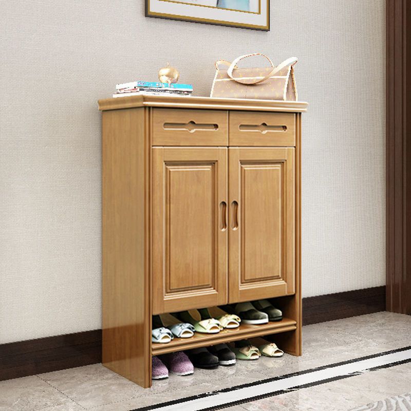 Mid-Century Modern Cabinet Grooves With Doors Rectangle Accent Cabinet Clearhalo 'Cabinets & Chests' 'cabinets_chests' 'furn' 'furn_cabinets_chests' 'Furniture' 'Living Room Furniture' 1200x1200_17187dfa-28cc-493e-9f24-c9d222624837