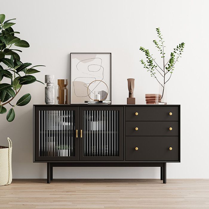 Sideboard da pranzo rettangolo moderno moderno mobile in legno