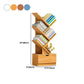 Wooden Bookcase Modern Style Home Living Room Bedroom Bookshelf