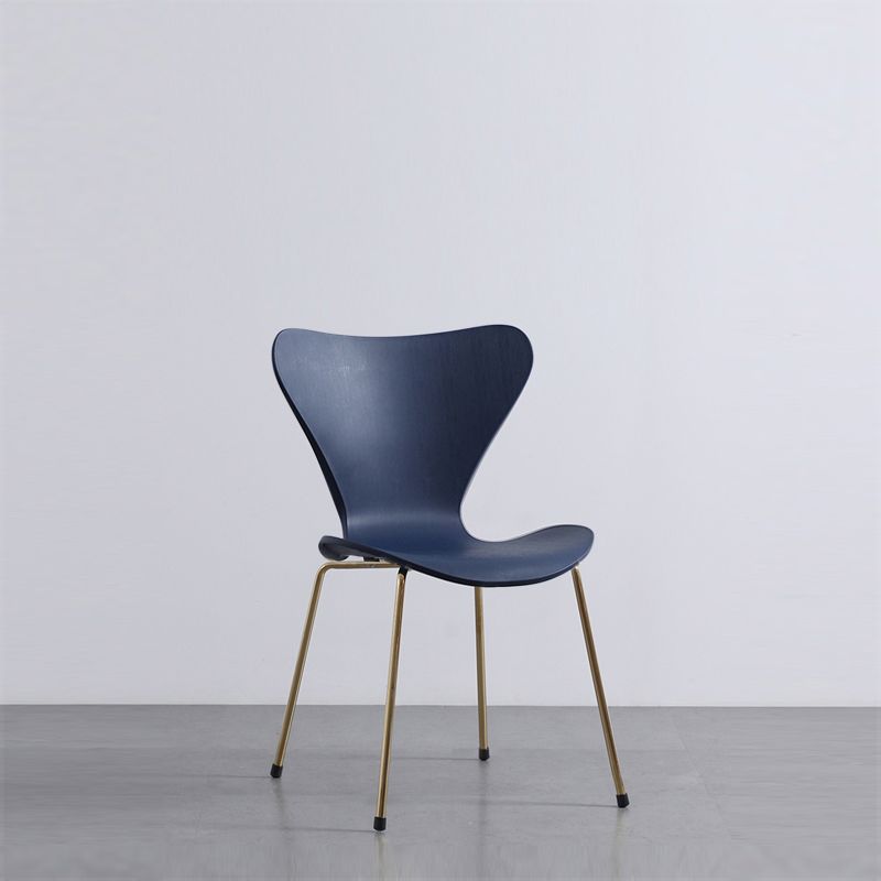 Modern Armless Side Chairs with 4 Black Finish Legs Plastic Solid Chairs for Home Use Clearhalo ' kitchen&dining_furn' 'Dining Chairs' 'Dining Tables & Seating' 'dining_chair' 'Furniture' 'furniture_dining_chair' 'Kitchen & Dining Furniture' 'kitchen' 1200x1200_171a9c8a-a0db-4a4f-9663-d1eb0170b5d1