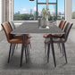 Sintered Stone Three-Color Dining Table Modern Style 4 Legs Table for Dining Room Clearhalo ' dining_table' 'Dining Tables & Seating' 'Dining Tables' 'furn' 'furn_dining_table' 'Furniture' 'furniture_dining_table' 'Kitchen & Dining Furniture' 'kitchen&dining_furn' 'kitchen' 'kitchen_dining_table' 1200x1200_171ba47d-e10e-4c07-9b83-070756d2fd2c