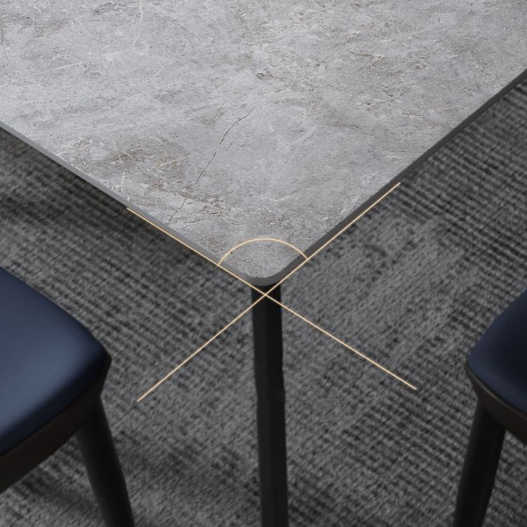 Modern 1/4/7 Pieces Dining Set Rectangle Sintered Stone Dining Table Set Clearhalo 'Dining Room Sets' 'Dining Tables & Seating' 'dining_room_set' 'furn' 'furn_dining_room_set' 'Furniture' 'furniture_dining_room_set' 'Kitchen & Dining Furniture' 1200x1200_171d0739-1f52-45d9-851e-efe62b4151b4
