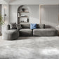 Salon gris nordique modulaire gris ultapeur carré de bras carré