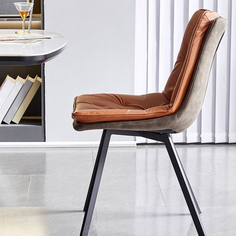 Chaise de salle à manger Parsons à bras sans arborescence intérieur industriel