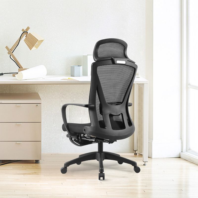 Fixed Arms Office Chair Adjustable Seat Height Modern Slide Desk Chair Clearhalo 'furn' 'furn_office_chair' 'Furniture' 'Office Chairs' 'Office Furniture' 'office_chair' 1200x1200_17203052-1bf5-4db5-aaab-8cf3158c414d