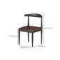 Industrial Dining Set 1/5 Pcs Solid Wood Top Dining Table and Armless Chairs Clearhalo 'Dining Room Sets' 'Dining Tables & Seating' 'dining_room_set' 'furn' 'furn_dining_room_set' 'Furniture' 'Kitchen & Dining Furniture' 1200x1200_17238041-e3da-4343-bf12-22a2c80c5d2d