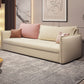 White and Pink Convertible Settee Loveseat Square Arm Standard Bed Settee Clearhalo 'furn' 'furn_sofas' 'Furniture' 'furniture_sofas' 'kitchen' 'kitchen_sofas' 'Living Room Furniture' 'Sofa' 'sofas' 1200x1200_172453fc-f280-41c1-b7c4-1ba13fc66f03