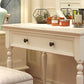 Modern Antique White Solid Wood Mirror Bedroom Make-up Vanity