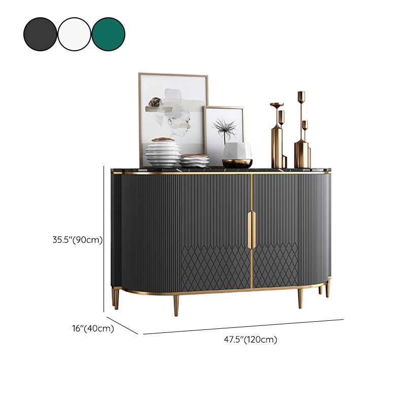 Credenza da pranzo a buffet in legno ingegnerizzato ingegnerizzato contemporaneo