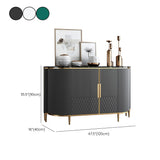 Credenza da pranzo a buffet in legno ingegnerizzato ingegnerizzato contemporaneo