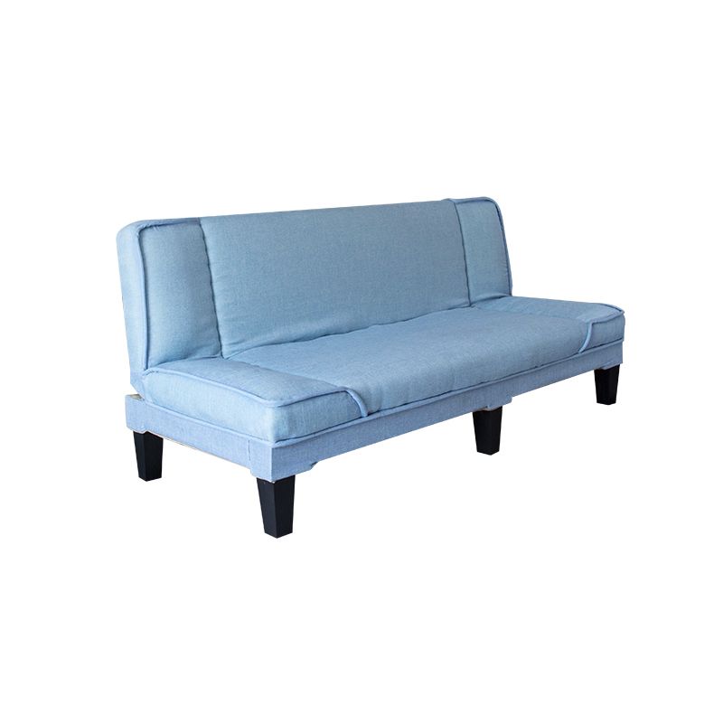 Modern Armless Settee Cotton Blend Convertible Sleeper Sofa for Living Room Clearhalo 'furn' 'furn_sofas' 'Furniture' 'furniture_sofas' 'kitchen' 'kitchen_sofas' 'Living Room Furniture' 'Sofa' 'sofas' 1200x1200_172679b5-ca9b-412e-a361-93cfd1934bdb