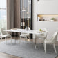 Modern White Dining Table Rectangle Sintered Stone Dining Table with Acrylic Legs Clearhalo ' dining_table' 'Dining Tables & Seating' 'Dining Tables' 'furn' 'furn_dining_table' 'Furniture' 'furniture_dining_table' 'Kitchen & Dining Furniture' 'kitchen&dining_furn' 'kitchen' 'kitchen_dining_table' 1200x1200_1728f7f3-b30f-4536-a919-67470c712c69