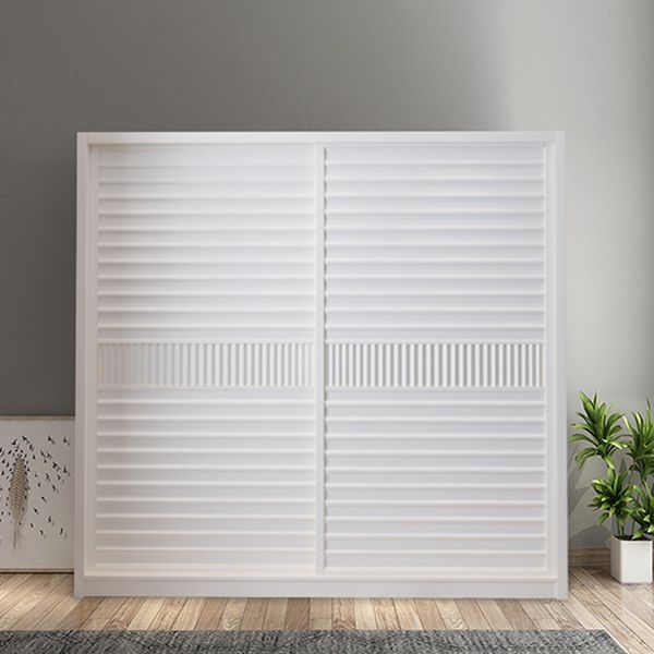 Armario blanco moderno Armario Armario de madera Gabinete con estantes