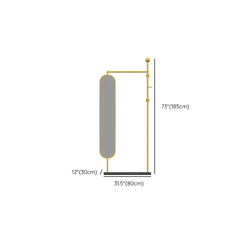 Gorgeous Coat Hanger Mirror Included Metal Coat Rack for Living Room Clearhalo 'Entry & Mudroom Furniture' 'furn' 'furn_hall_tree_coat_racks' 'Furniture' 'Hall Trees & Coat Racks' 'hall_tree_coat_racks' 1200x1200_172a0d22-3ebd-4aa5-b996-907d740cd6d2