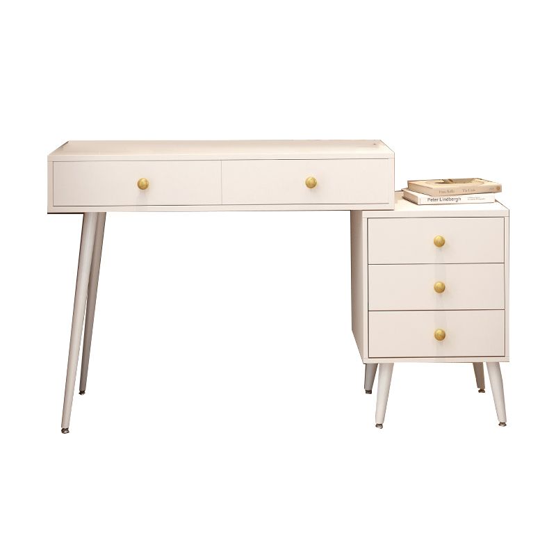 Moderno set da toeletta da letto per cambio in legno in legno bianco moderno