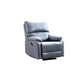 Manial-push terug standaard recliner faux lederen recliner stoel