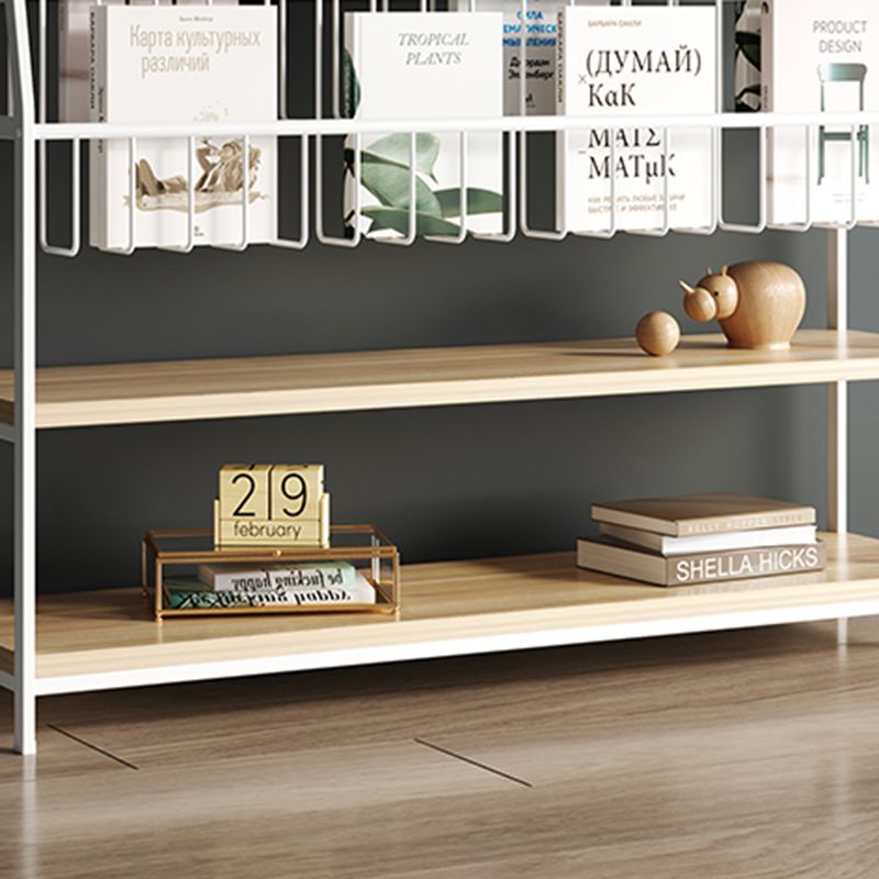 6 Shelves Shelf Bookcase Contemporary Shelves Included Bookshelf 10.6" Wide