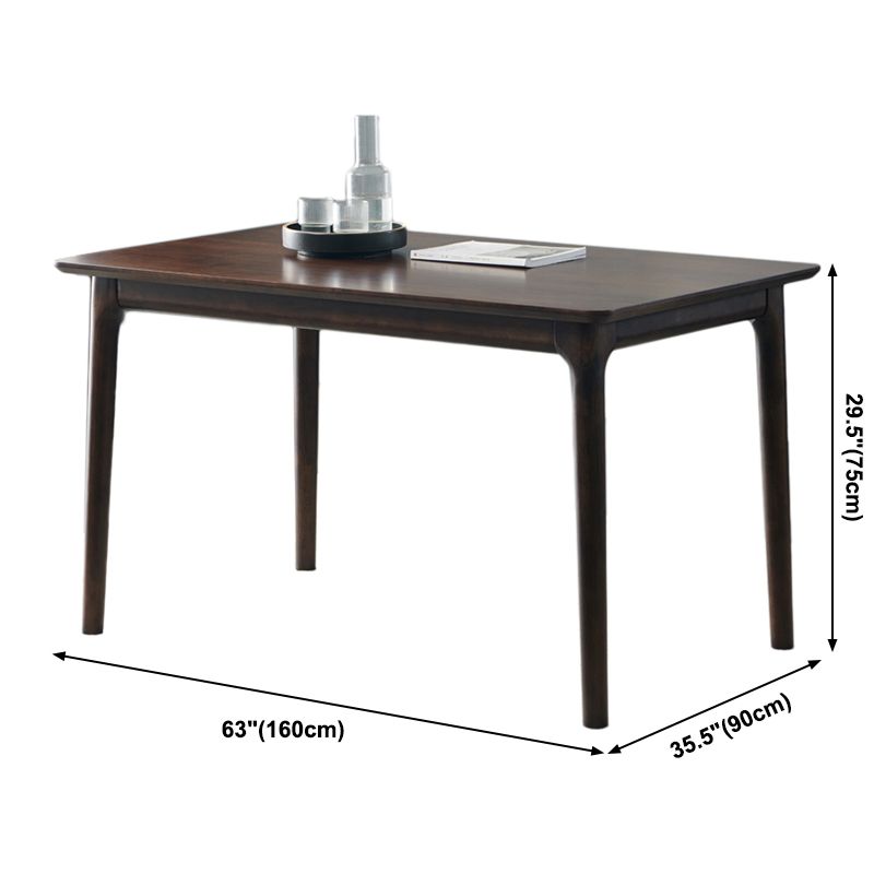 Hickory Rectangle Wood Table Storage Dining Table with 4 Legs for Restaurant Clearhalo ' dining_table' 'Dining Tables & Seating' 'Dining Tables' 'furn' 'furn_dining_table' 'Furniture' 'furniture_dining_table' 'Kitchen & Dining Furniture' 'kitchen&dining_furn' 'kitchen' 'kitchen_dining_table' 1200x1200_173477e3-f0d8-4762-b346-2d5429ea608d