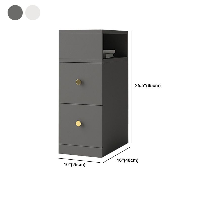 IMITACIÓN Madera de noche de madera Mesa de 21 pulgadas de 2 cavadores de 2 pulgadas H Mesa nocturna