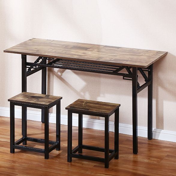 Industrial Rectangular Writing Desk Brown Wooden Office Desk Clearhalo 'furn' 'furn_office_desk' 'Furniture' 'Office Desks' 'Office Furniture' 'office_desk' 1200x1200_1738923b-4ad8-4b47-a36b-780c7cf14e17