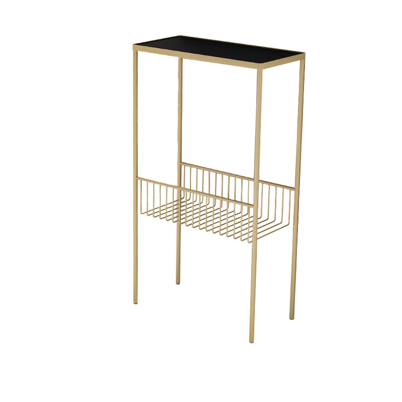 Table d'appoint contemporaine de 27,6 "de haut de haut table d'appoint rectangulaire