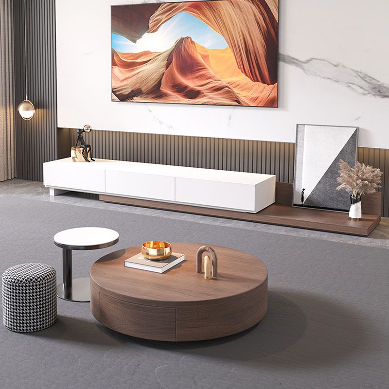 Contemporary Media Console TV Stand 3 Drawers TV Media Stand Clearhalo 'furn' 'furn_tv_stands_entertainment_centers' 'Furniture' 'Living Room Furniture' 'TV Stands & Entertainment Centers' 'TV Stands & Media Storage Furniture' 'tv_stands_entertainment_centers' 1200x1200_173a9bbb-97c0-4f0a-9ff2-17f16ccd6c8d