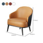 Glam Styled Leather Armchair Fixed Back Basic Four Legs Recessed Arms Chair Clearhalo 'Accent Chairs' 'accent_chairs' 'Chairs & Seating' 'furn' 'furn_accent_chairs' 'Furniture' 'Living Room Furniture' 1200x1200_173d32cd-a9c2-482c-8c3f-e58e0395719d