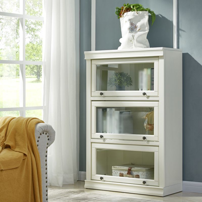 Wooden Barrister Bookcase Modern Style Closed Back Bookcase with Doors for Home Office Clearhalo 'Bookcases' 'furn' 'furn_bookcases' 'Furniture' 'furniture_bookcases' 'kitchen' 'kitchen_bookcases' 'Living Room Furniture' 'Office Furniture' 1200x1200_173d5518-6a5d-42ae-ab5a-7c12854fd6ce